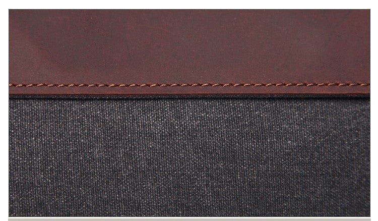 HARVARD Portfölj, laptopväska, axelväska i canvas, Unisex