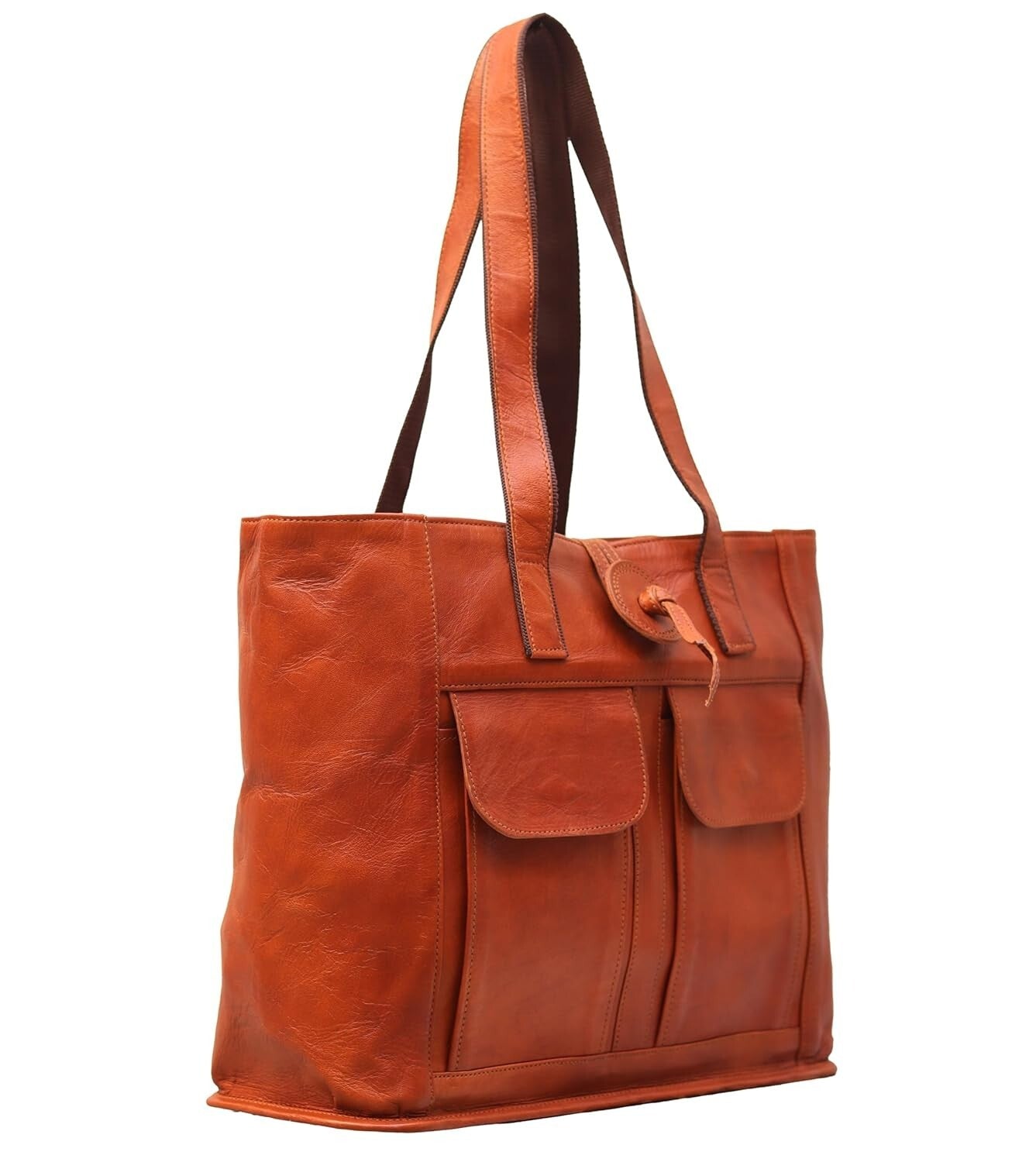 LORETTO VINTAGE Skórzana torba na ramię damska