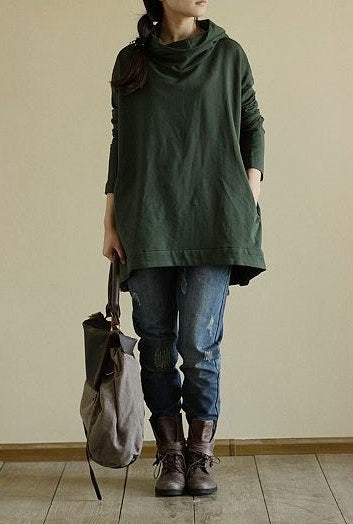 MAIL VINTAGE Duża damska materiałowa torba na ramię crossbody XXL