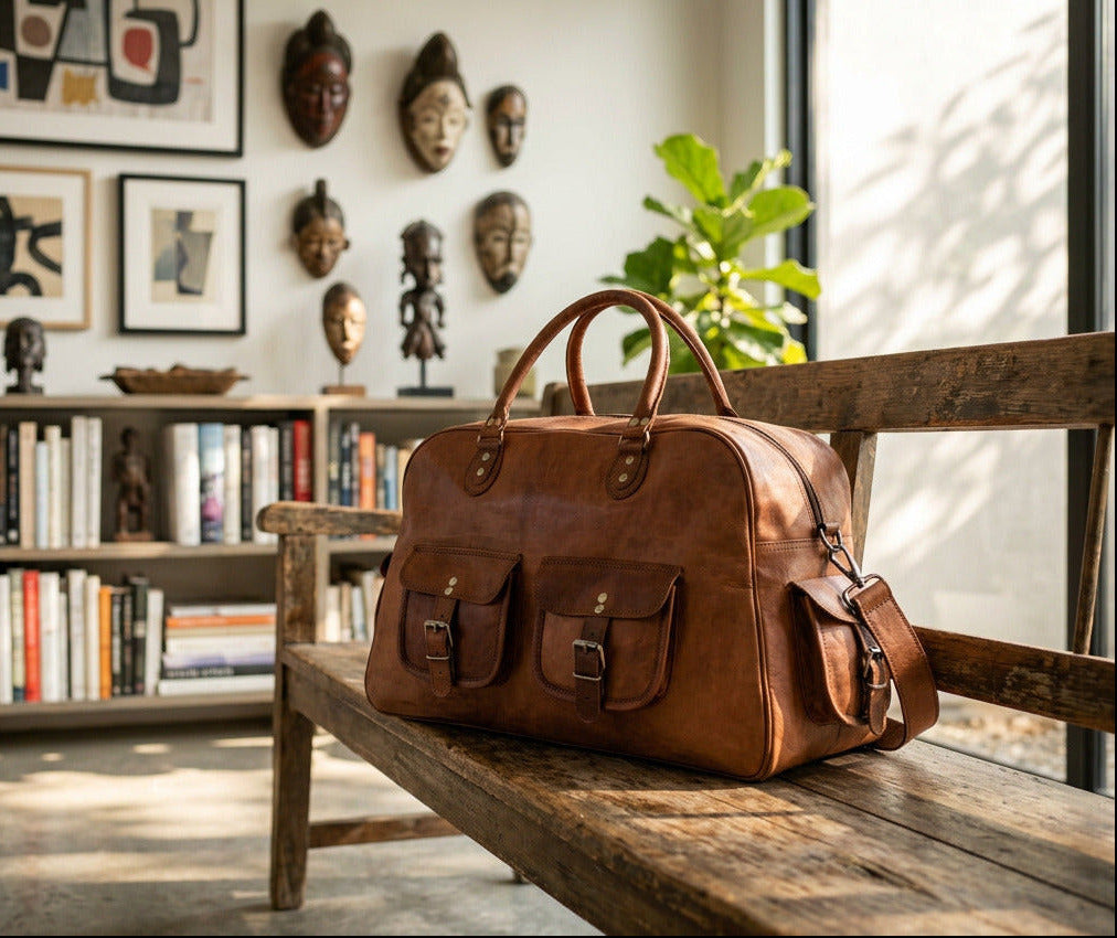 WANADU VINTAGE Skórzana torba podróżna Unisex