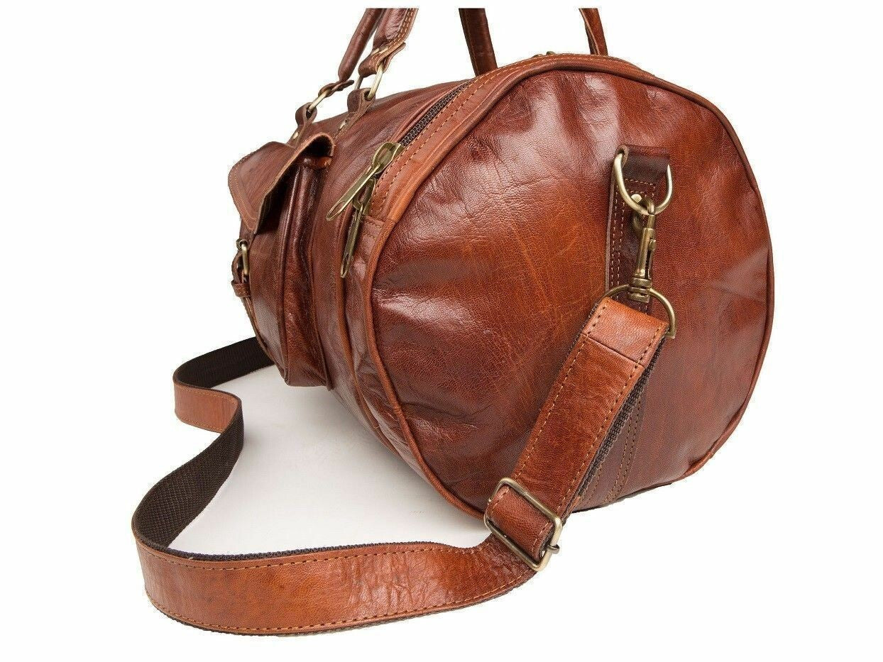 BEDUIN VINTAGE 24"-30" weekendväska handbagageväska läderresväska  Unisex