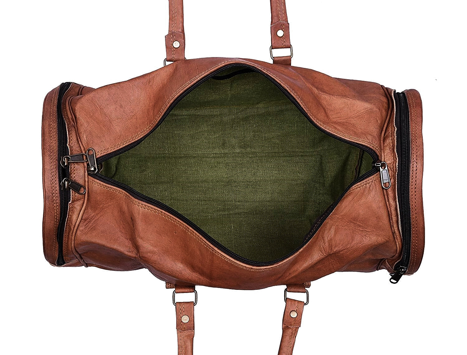 BEDUIN VINTAGE 24"-30" weekendväska handbagageväska läderresväska  Unisex