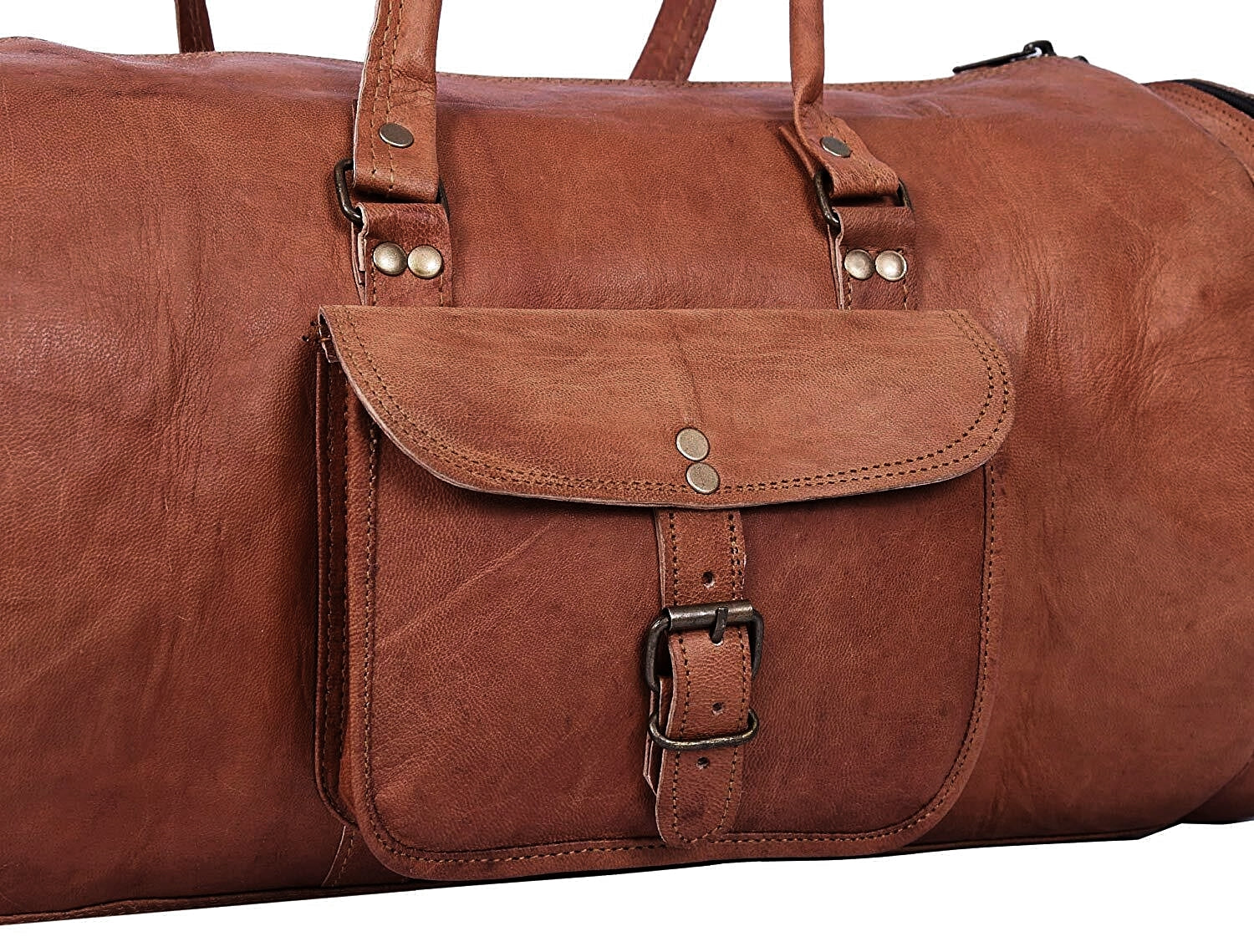 BEDUIN VINTAGE 24"-30" weekendväska handbagageväska läderresväska  Unisex