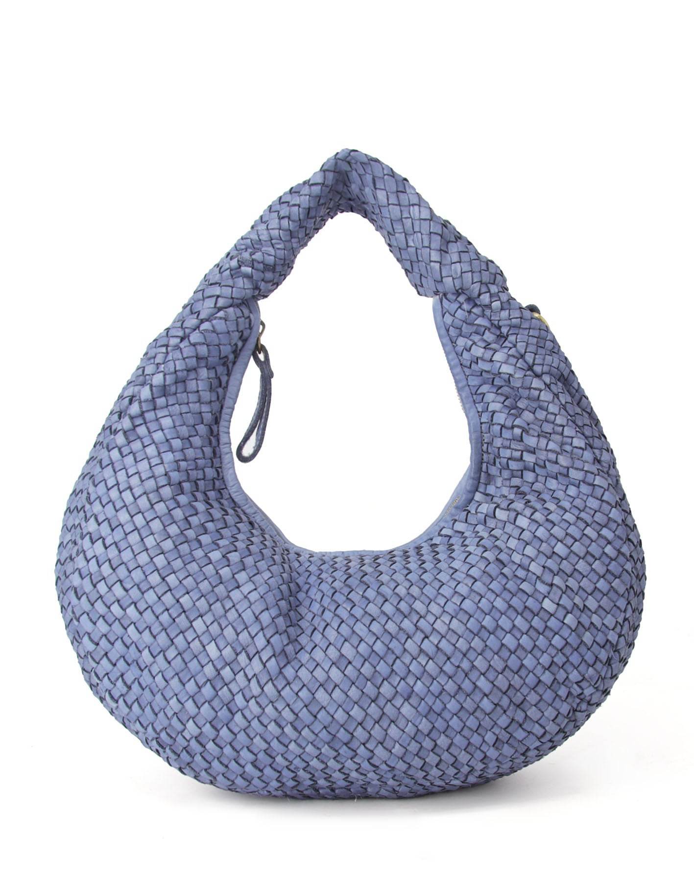 Acuera intrecciato ●  Flätad axelväska i läder för kvinnor - Hobo Bag