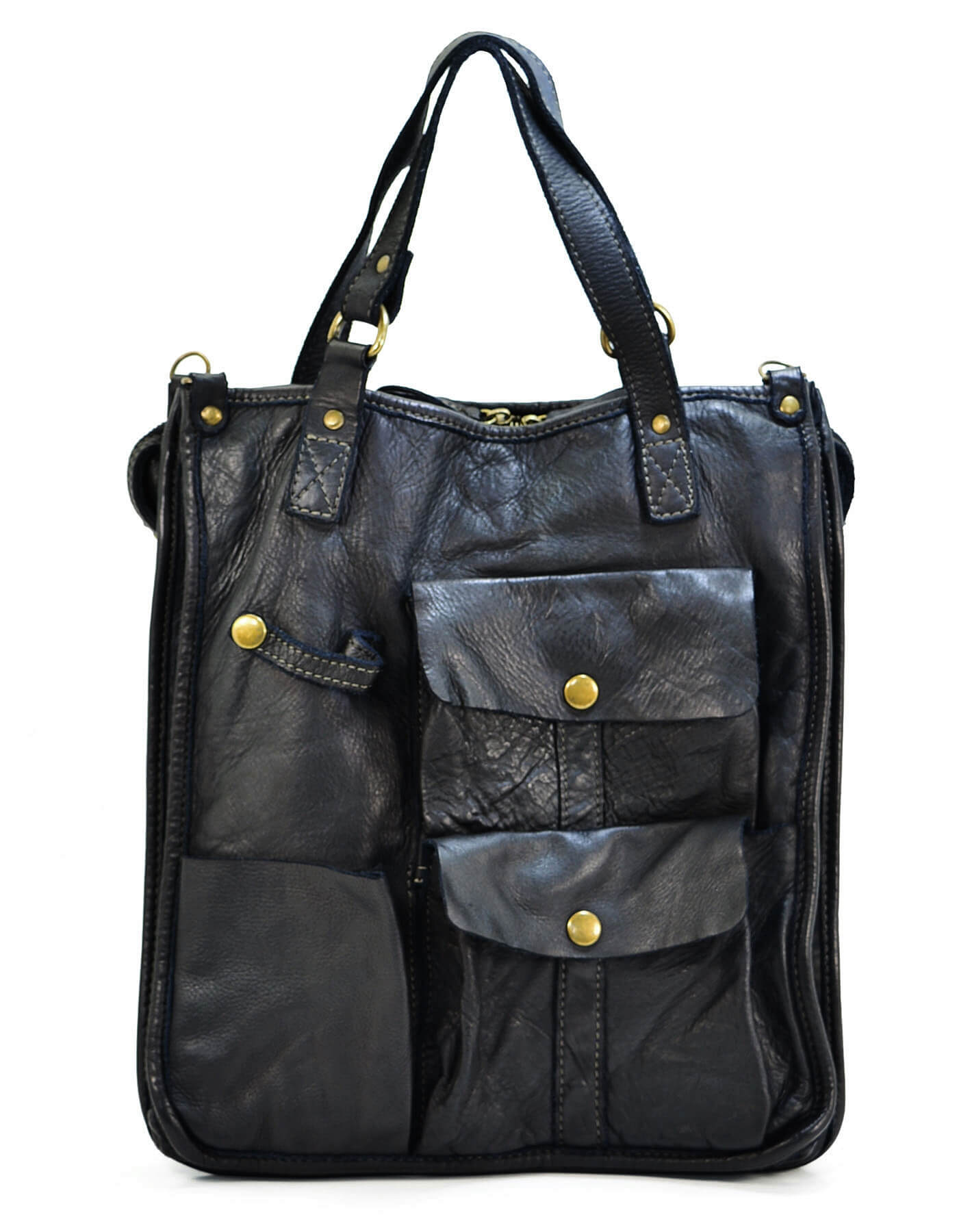 (outlet) Caldera ● Skórzana torba na ramię tote Unisex A4 XL