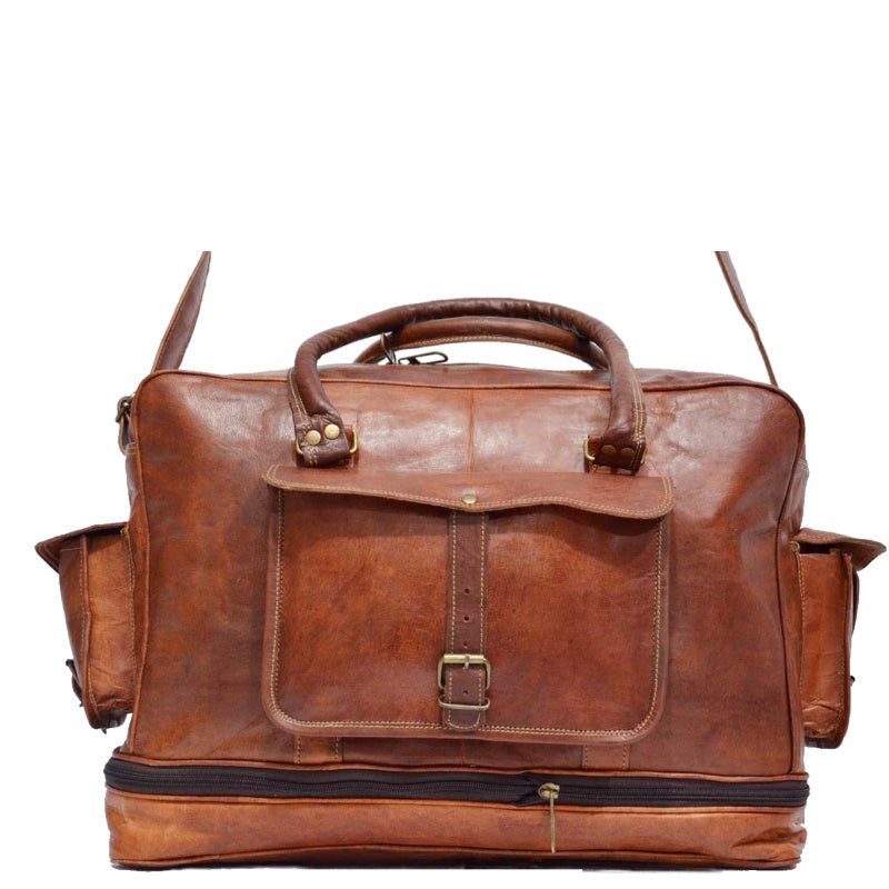 TOURING VINTAGE Skórzana torba podróżna Unisex