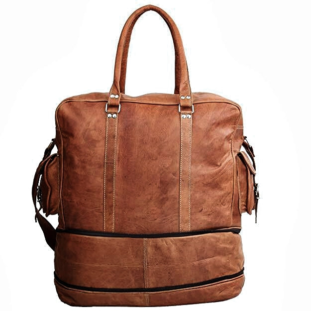TOURING VINTAGE Skórzana torba podróżna Unisex
