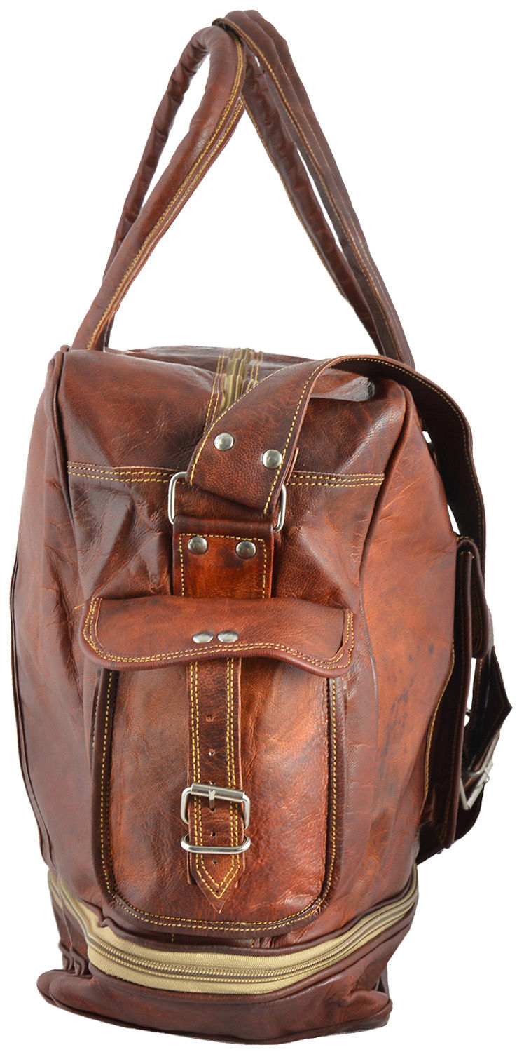 TOURING VINTAGE Skórzana torba podróżna Unisex
