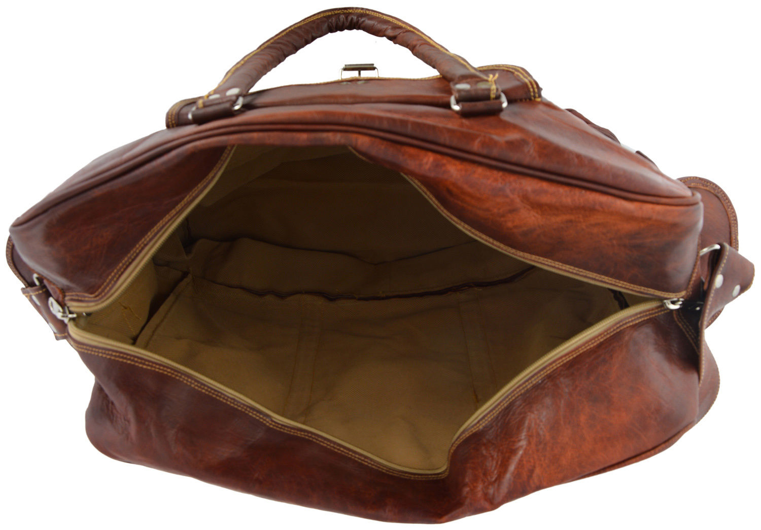 TOURING VINTAGE Skórzana torba podróżna Unisex