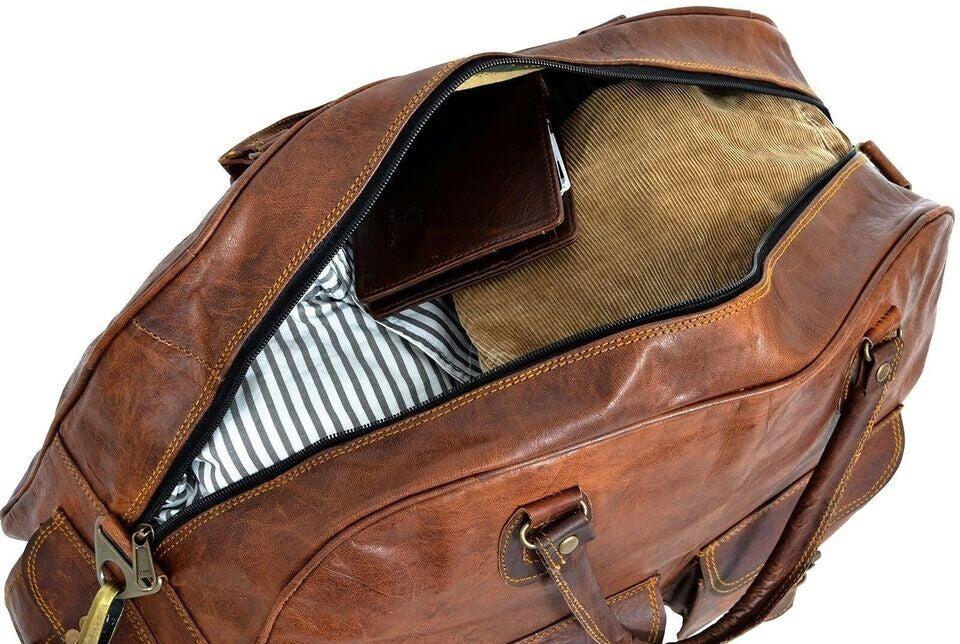 WANADU VINTAGE Skórzana torba podróżna Unisex