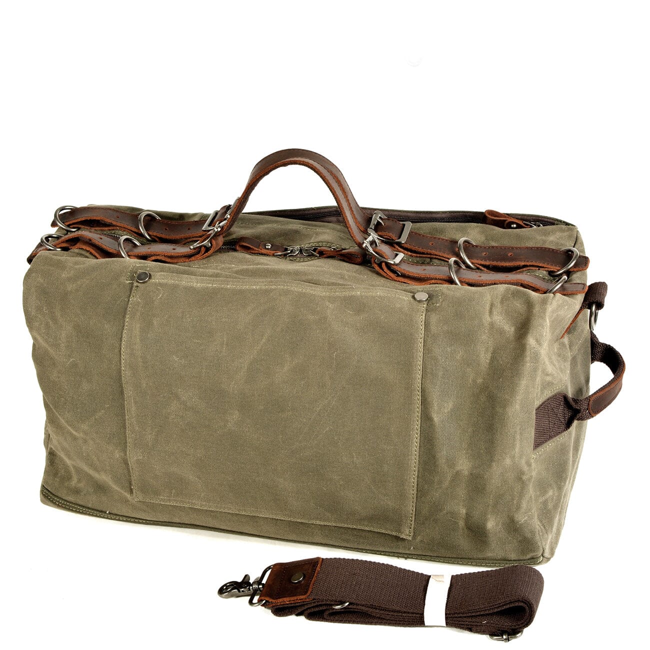 WAXDuffle XL™ Stor Unisex resväska duffelväska i vaxad canvas