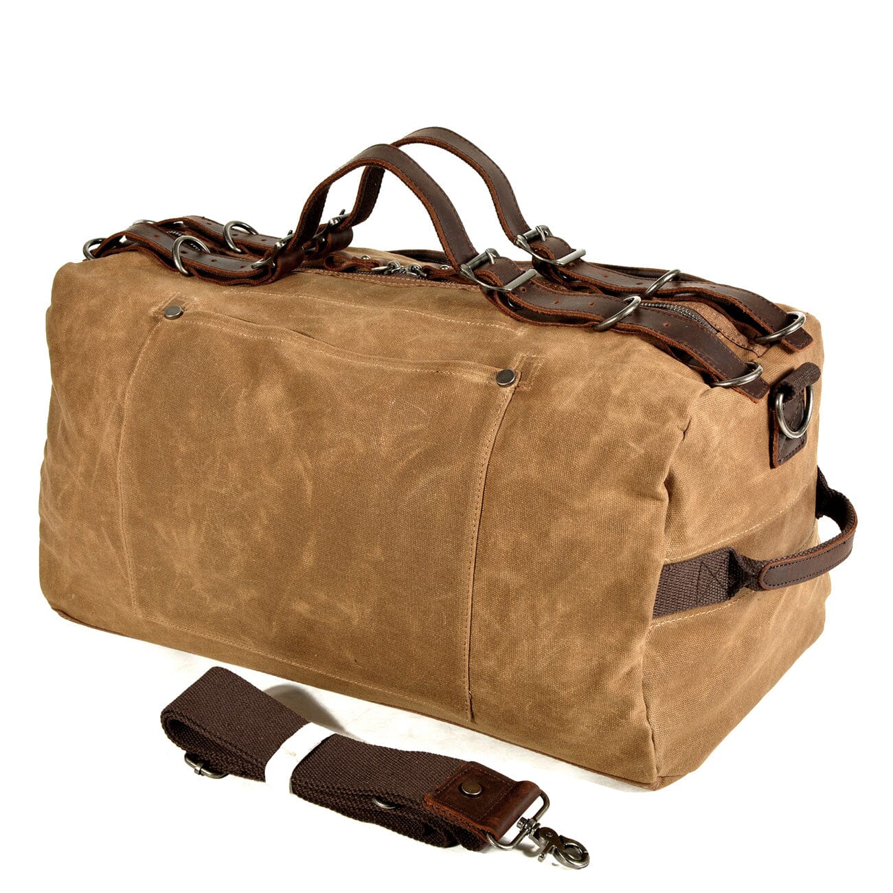 WAXDuffle XL™ Stor Unisex resväska duffelväska i vaxad canvas