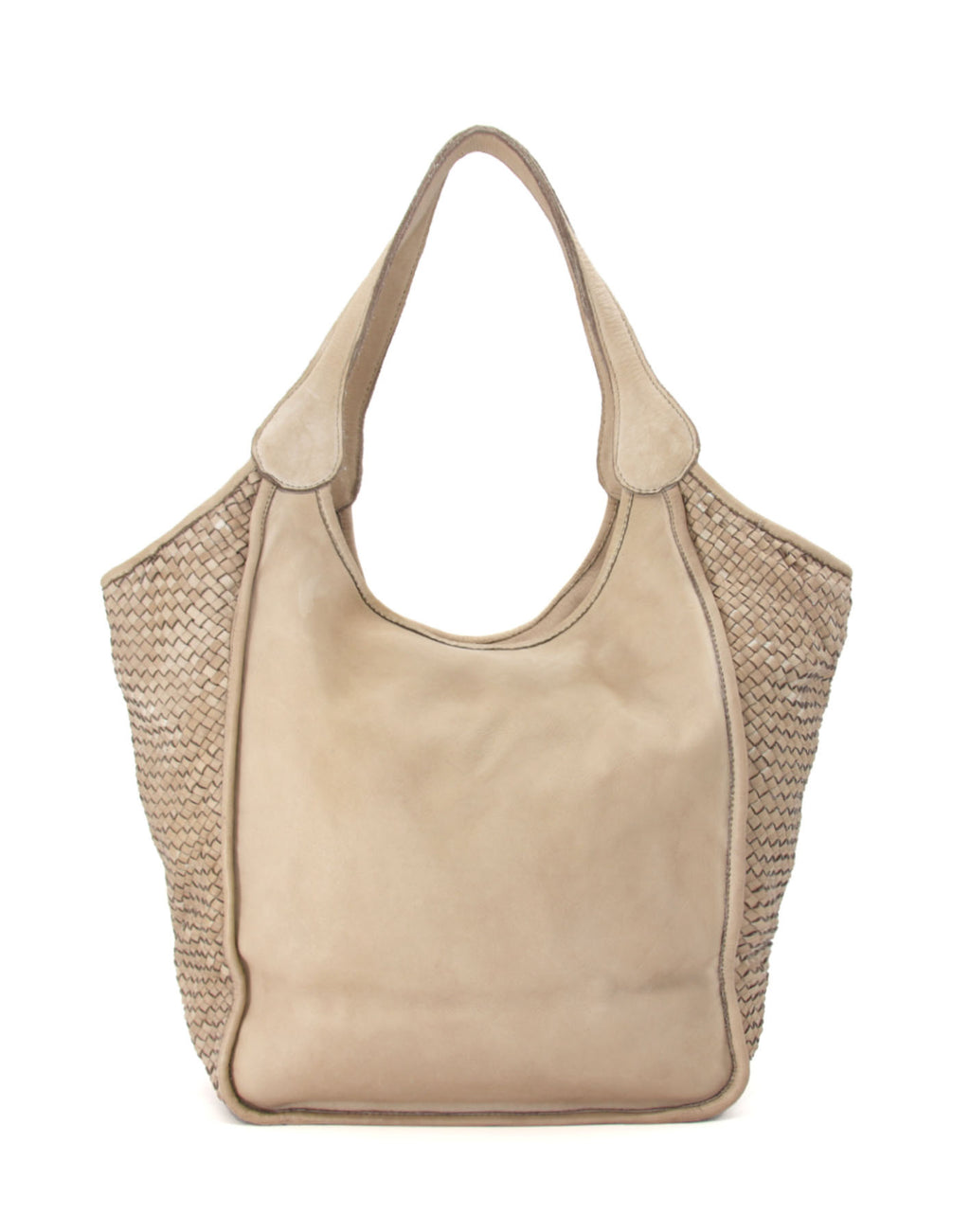 Vinette ● Damska, skórzana torba worek na ramię typu shopper. Styl Hobo