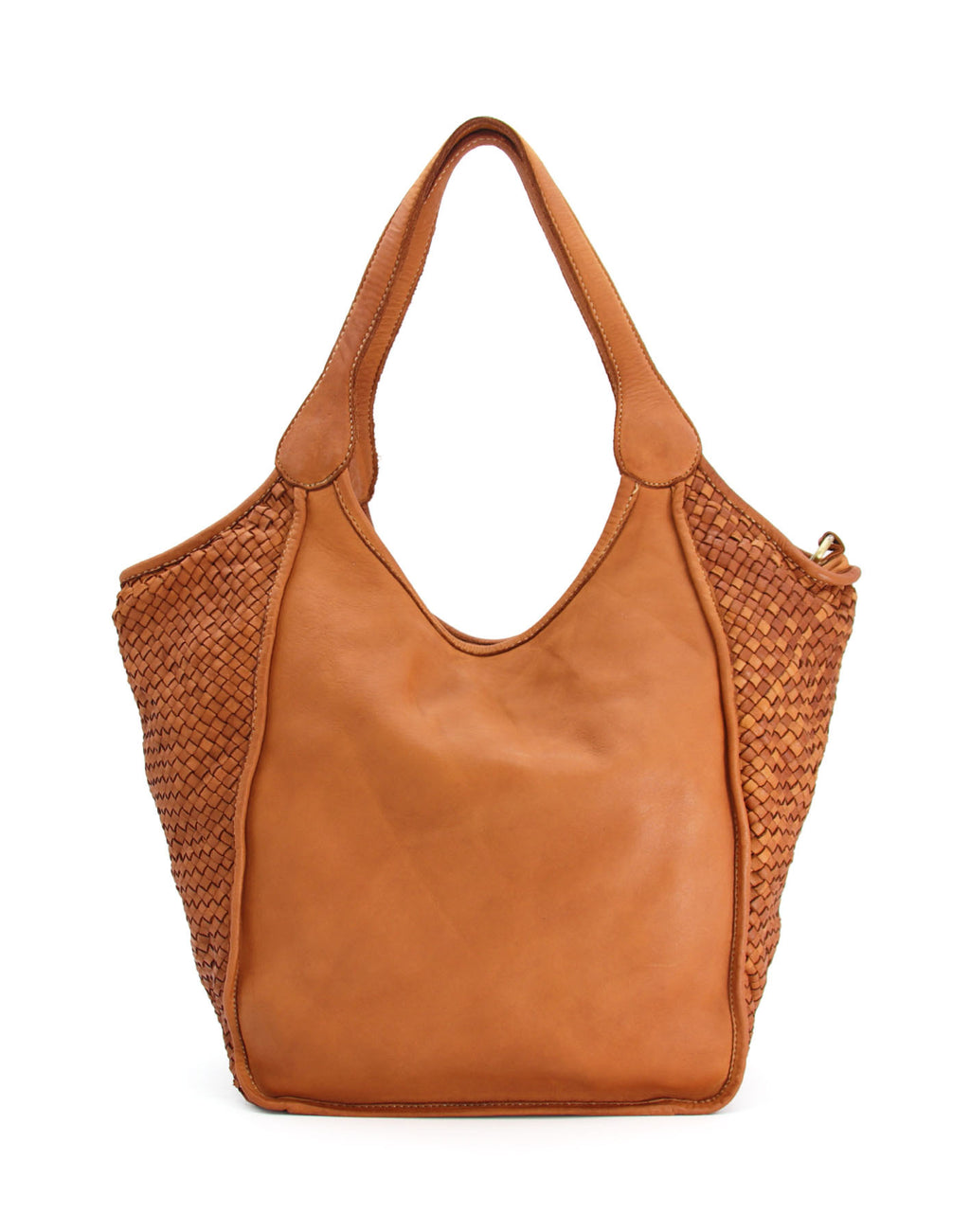 Vinette ● Damska, skórzana torba worek na ramię typu shopper. Styl Hobo