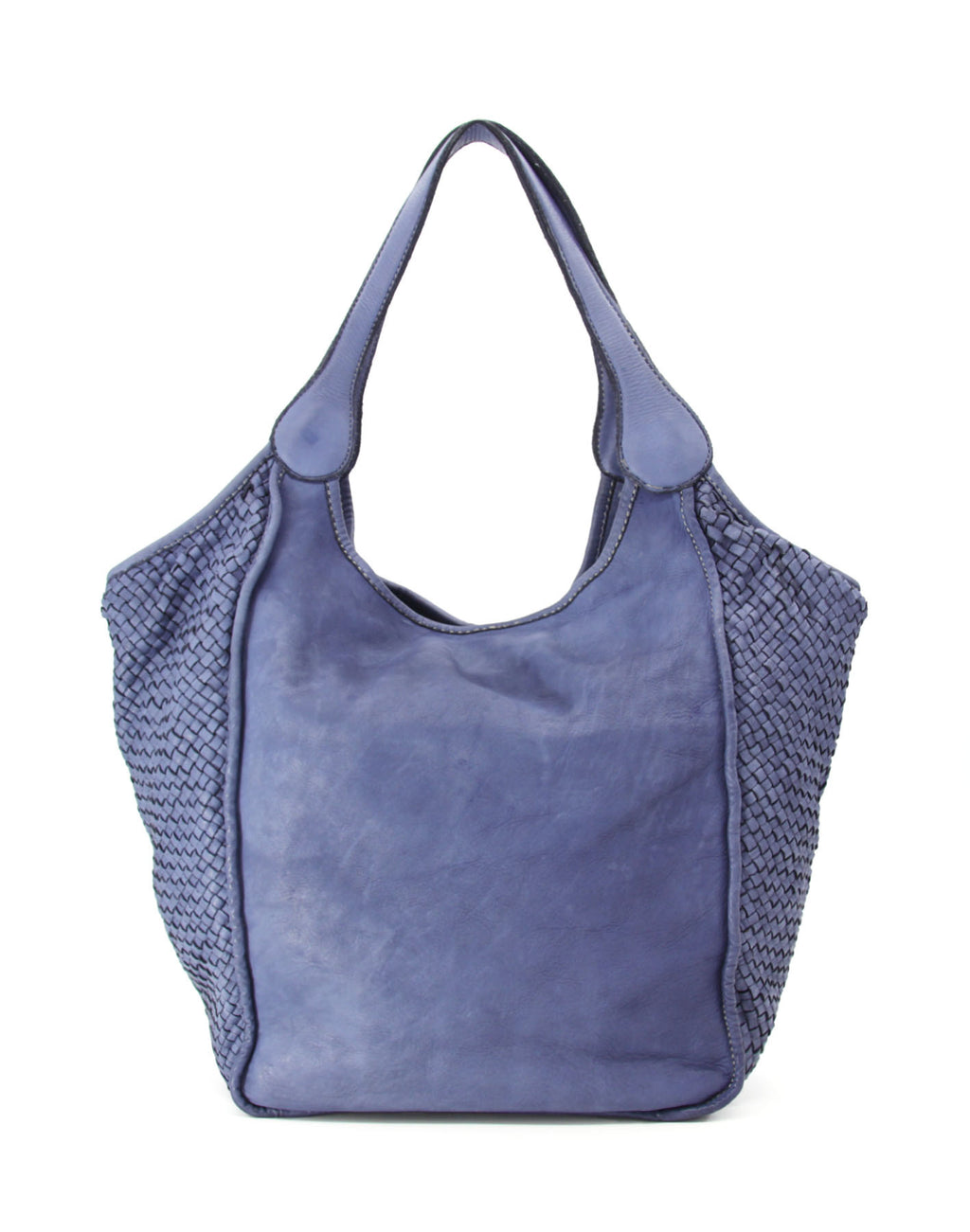 Vinette ● Damska, skórzana torba worek na ramię typu shopper. Styl Hobo