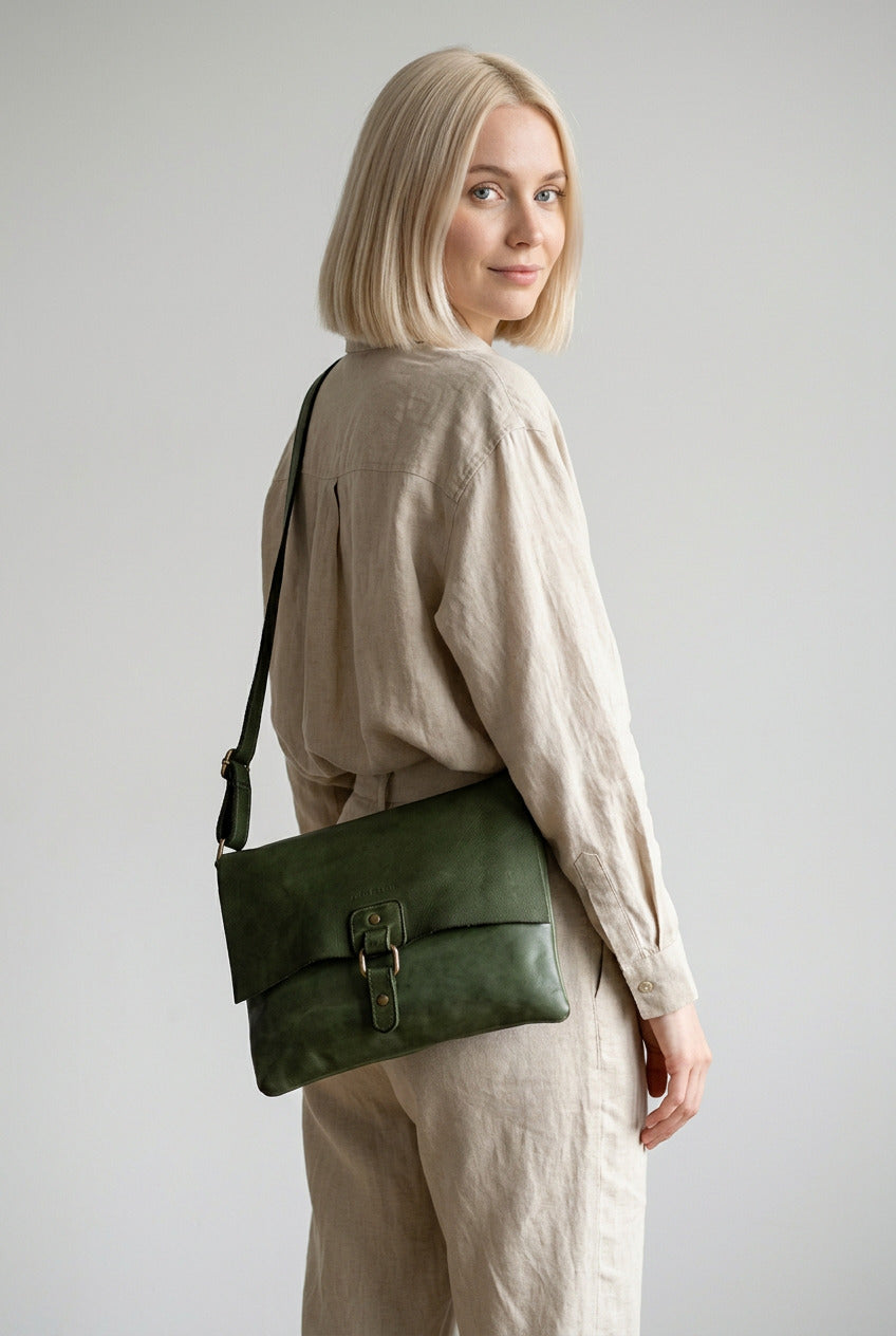 KANTARA VIVA – Skórzana torebka damska na ramię i crossbody