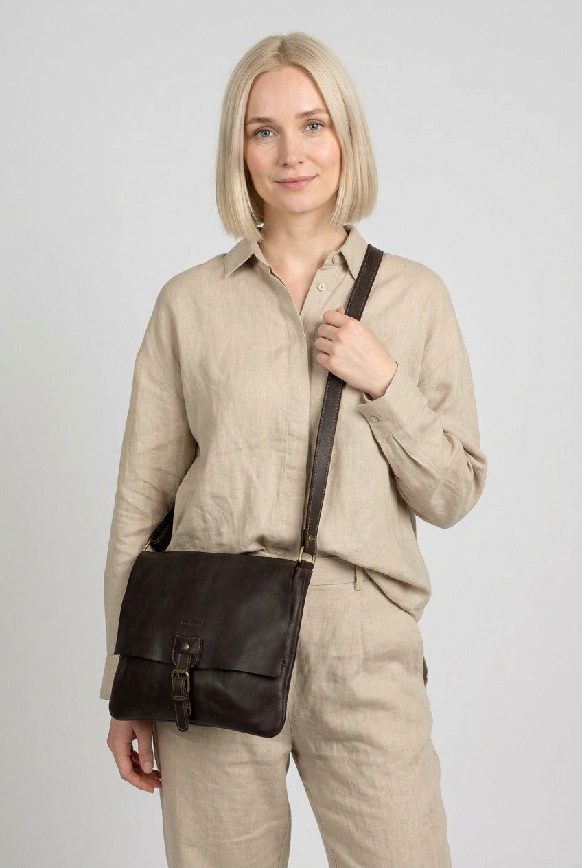 KANTARA VIVA – Skórzana torebka damska na ramię i crossbody