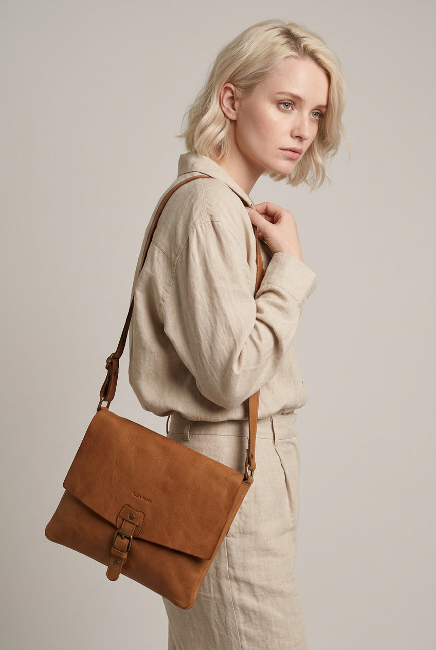 KANTARA VIVA – Skórzana torebka damska na ramię i crossbody