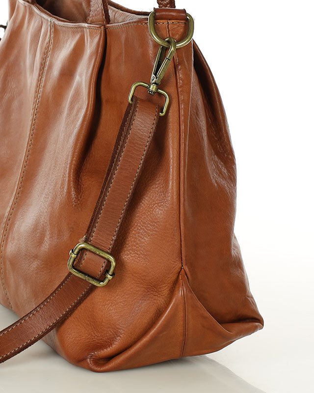 shopper bag ROSARIO Damska torba na ramię Tote Bag z włoskiej skóry.