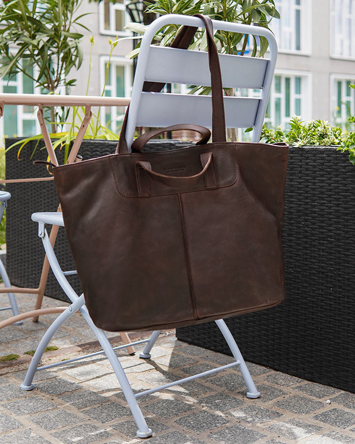 torba na ramię TREVISO. Damska torba na ramię Tote Bag z włoskiej skóry naturalnej