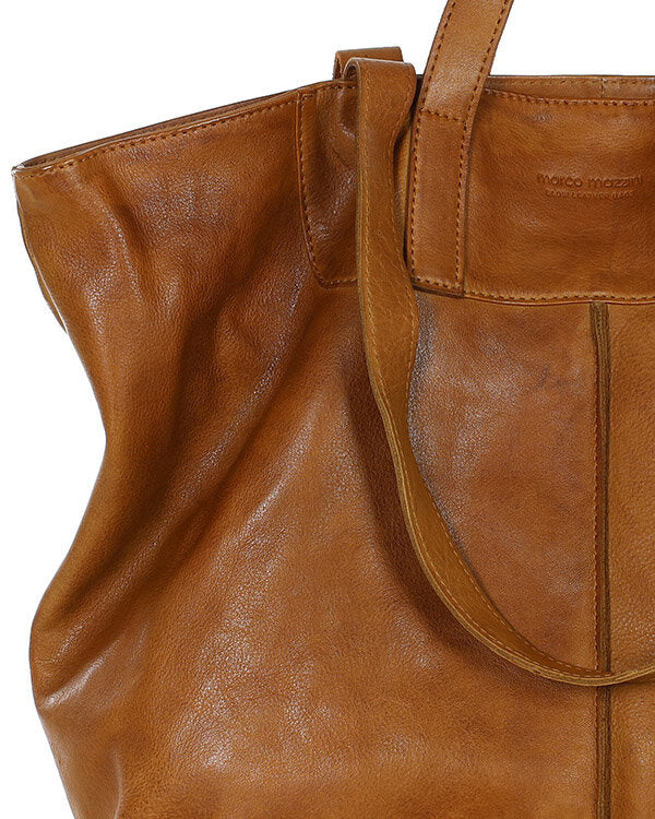 torba na ramię TREVISO. Damska torba na ramię Tote Bag z włoskiej skóry naturalnej