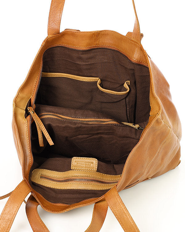 torba na ramię TREVISO. Damska torba na ramię Tote Bag z włoskiej skóry naturalnej