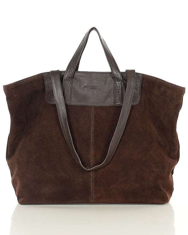 TREVISO Sue. Women's Italian Suede Tote Bag