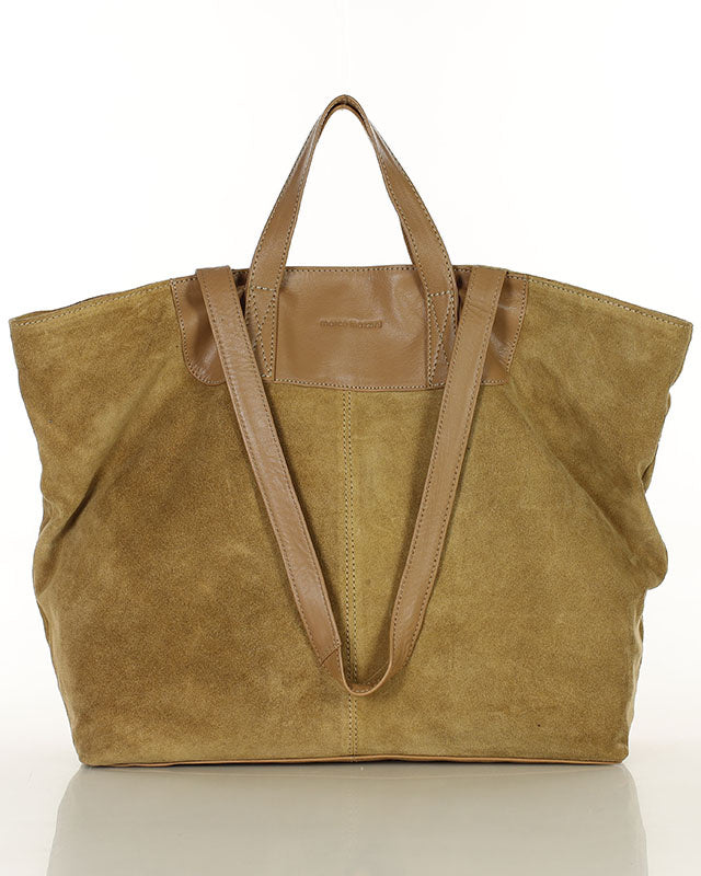 TREVISO Sue. Women's Italian Suede Tote Bag