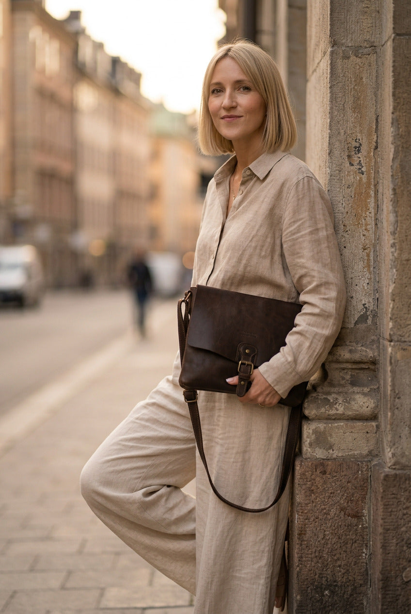 KANTARA VIVA – Skórzana torebka damska na ramię i crossbody