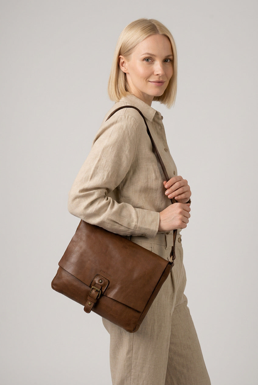 KANTARA VIVA – Skórzana torebka damska na ramię i crossbody