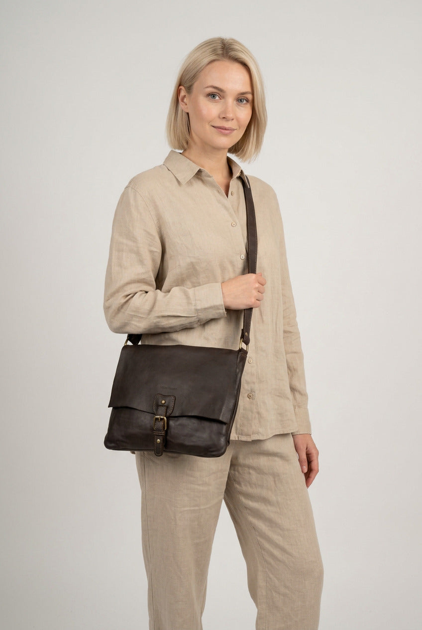 KANTARA VIVA – Skórzana torebka damska na ramię i crossbody