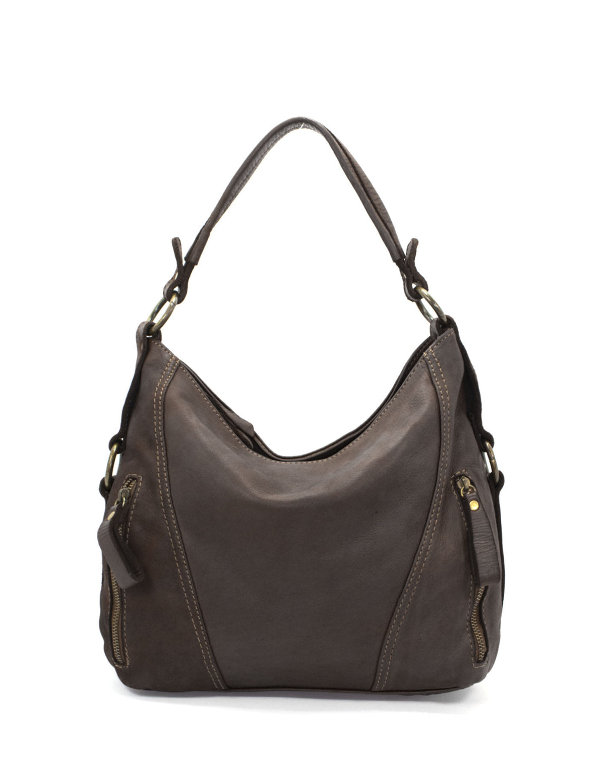 (express) FERMINO – Skórzana torebka damska na ramię 2w1