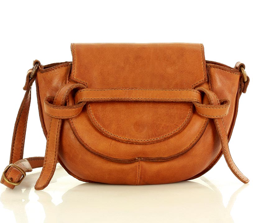 KANTATA Mała skórzana torebka crossbody dla kobiet