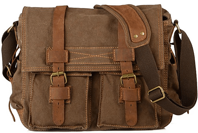 ADVENTURE – torba na ramię w stylu vintage z canvas dla kobiet i mężczyzn