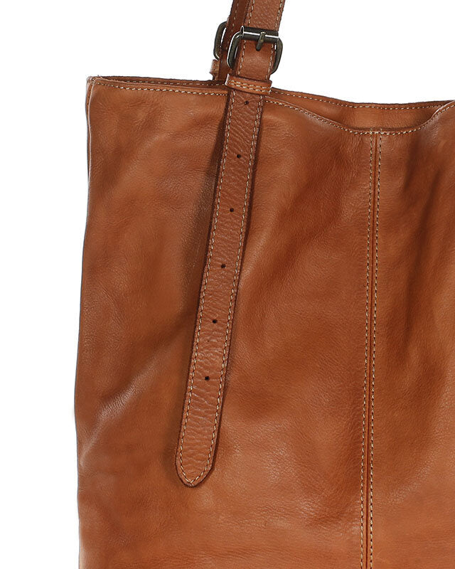tote bag CANTATA klasyczna włoska torba Tote Bag z naturalnej skóry z regulowanymi uchwytami
