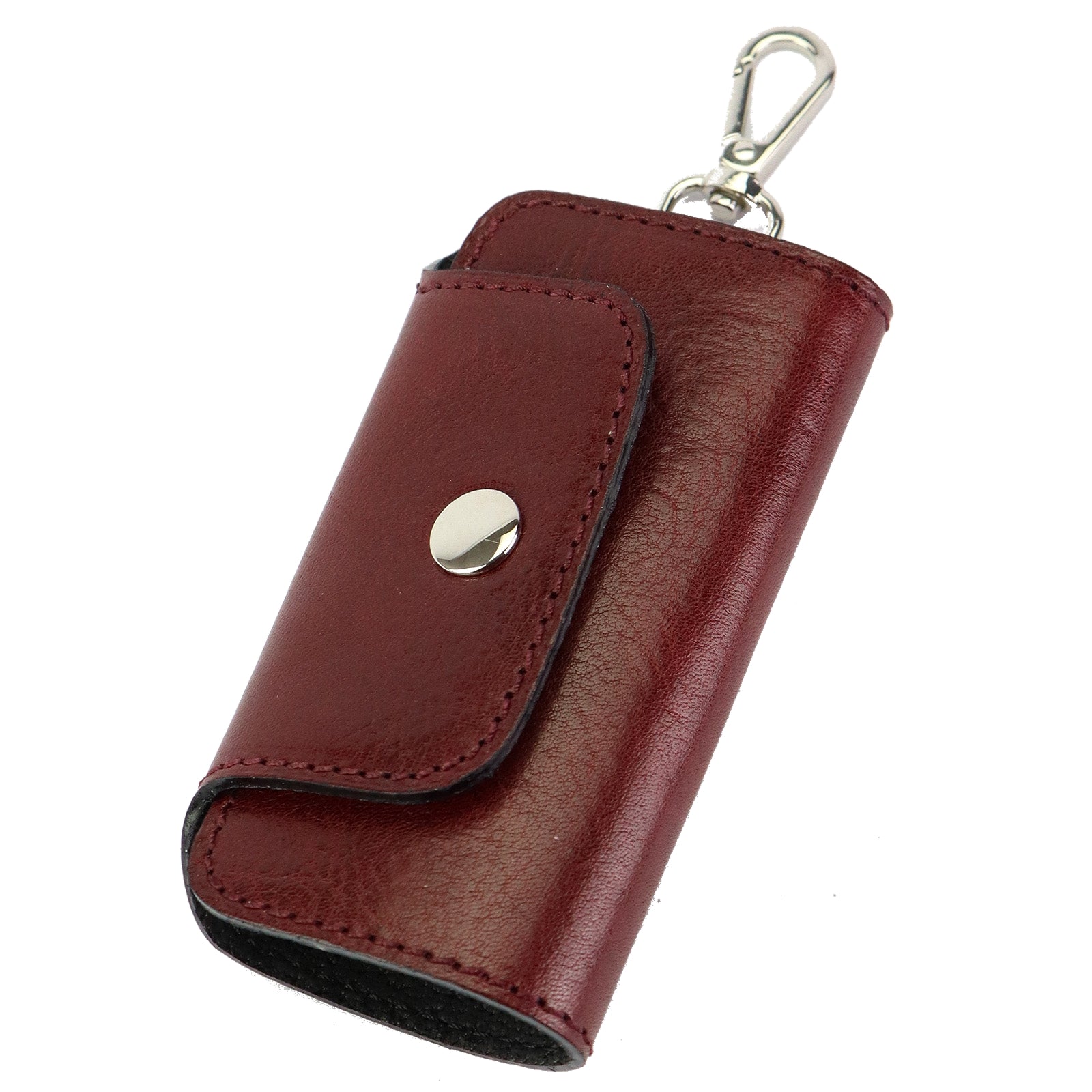 Leather key case made of Italian genuine leather