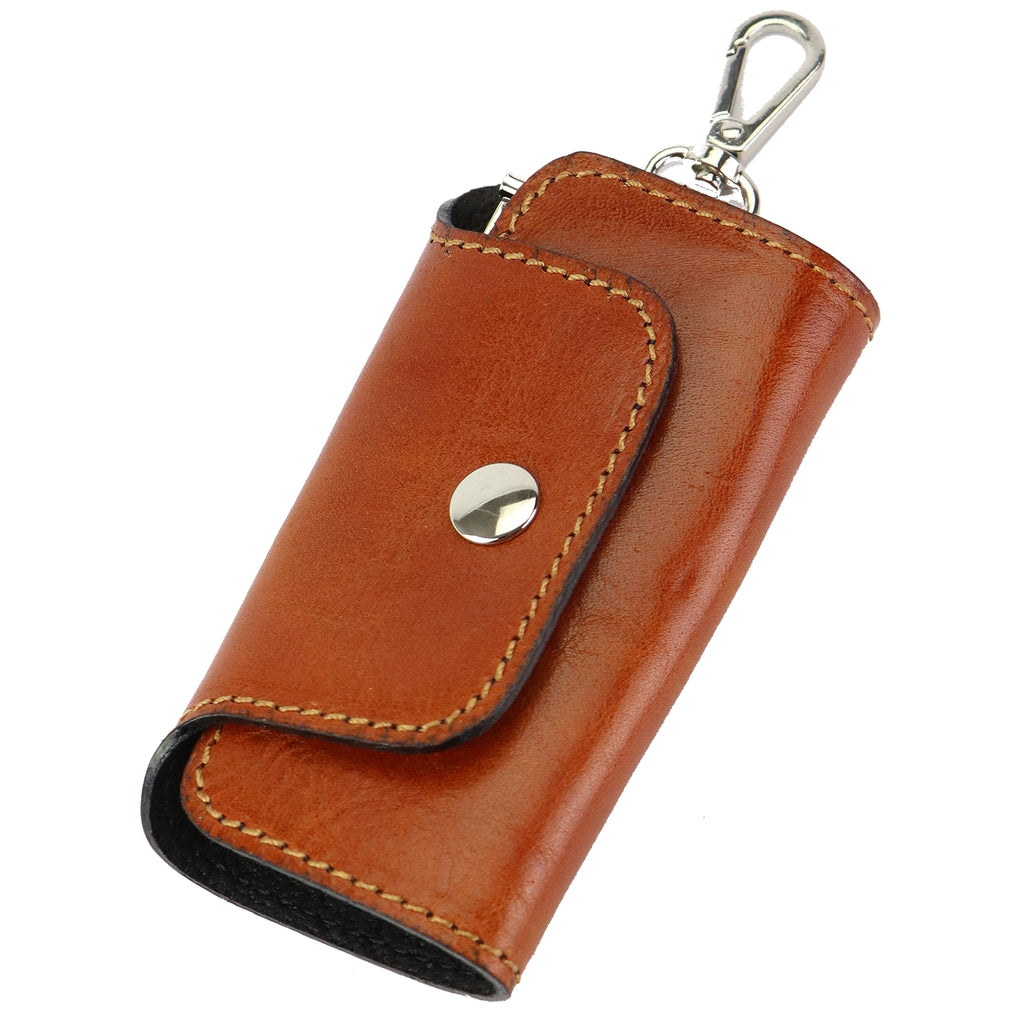 Etui skórzane na klucze z włoskiej skóry naturalnej
