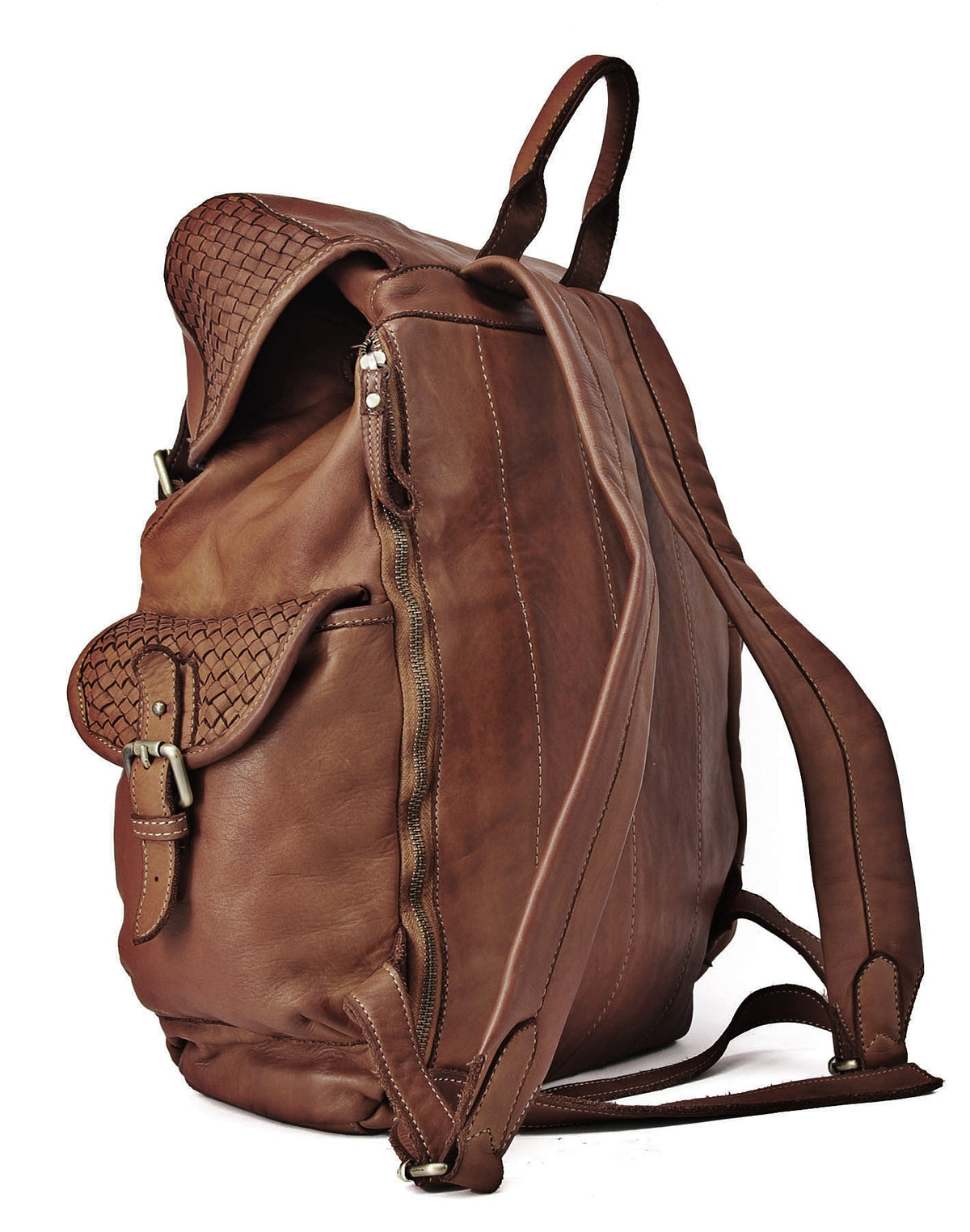 APPIA XL – duży klasyczny plecak skórzany vintage Unisex