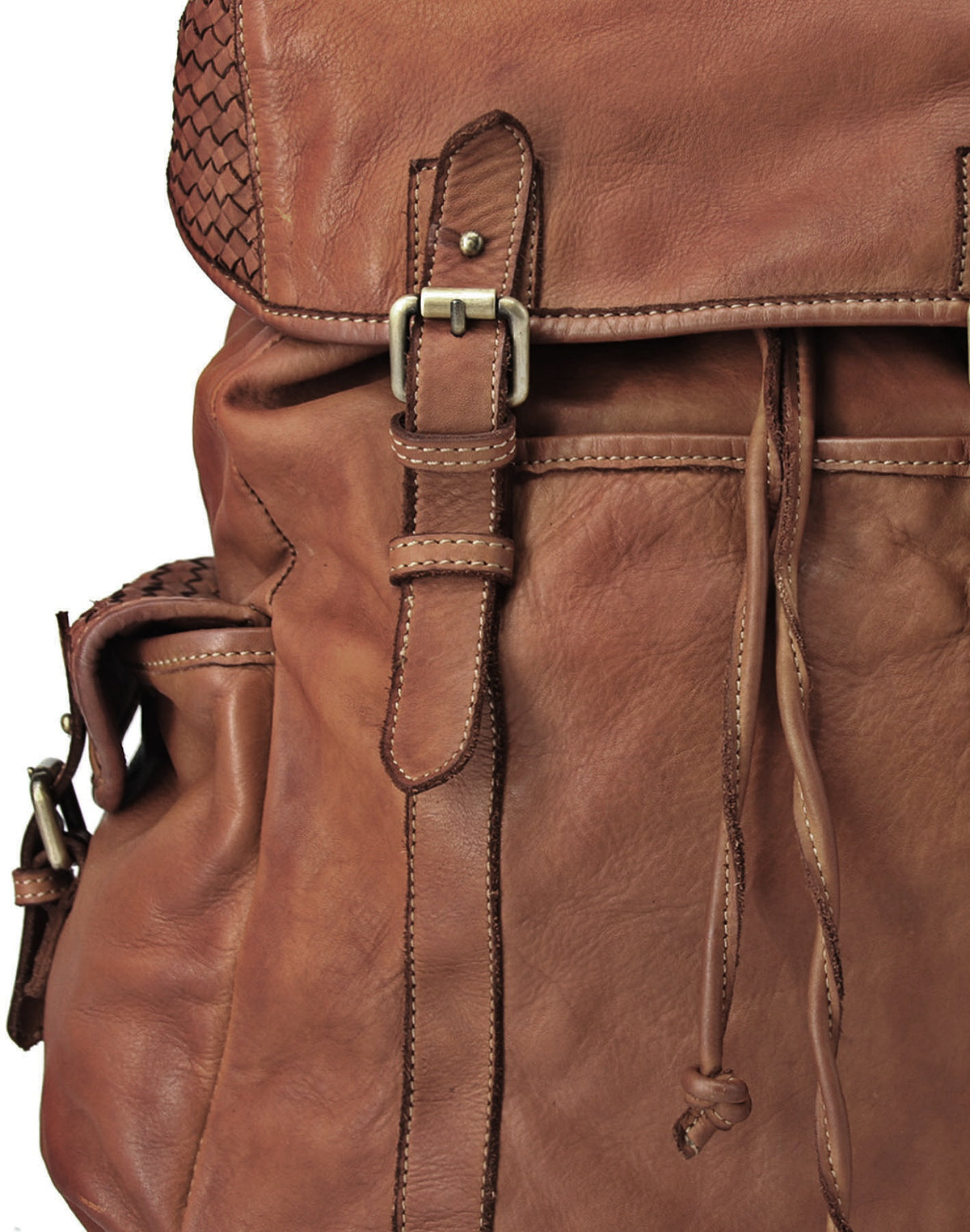 APPIA XL – duży klasyczny plecak skórzany vintage Unisex