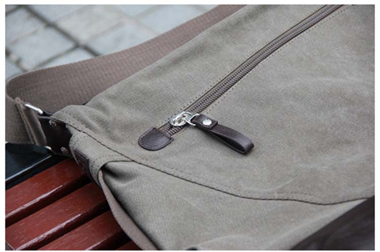 SAFFI Hobo - Damska torba worek z płótna canvas