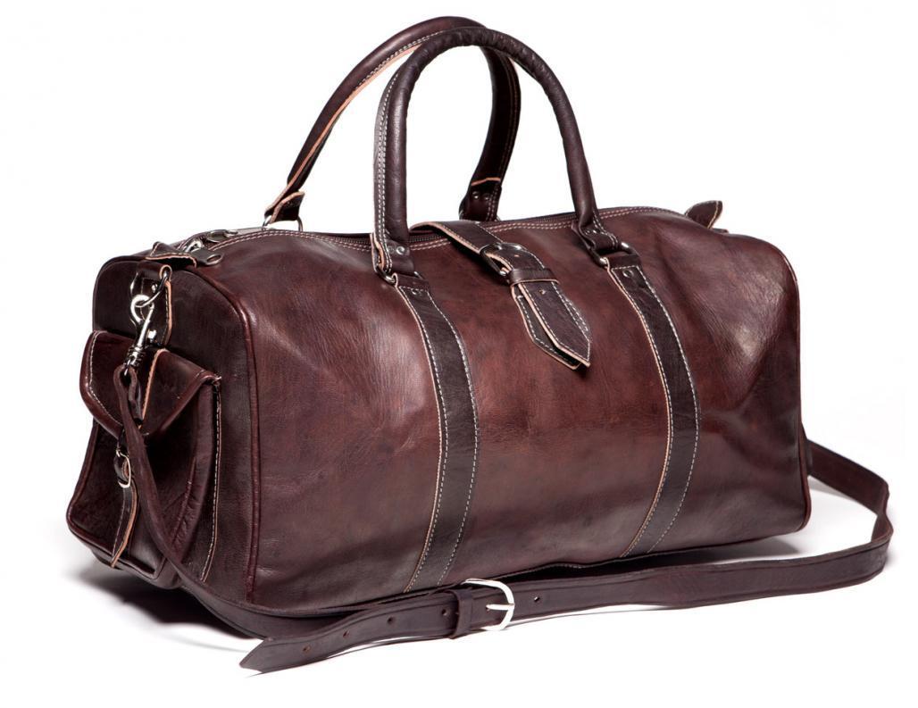BERBER VINTAGE Skórzana torba podróżna Unisex 30"