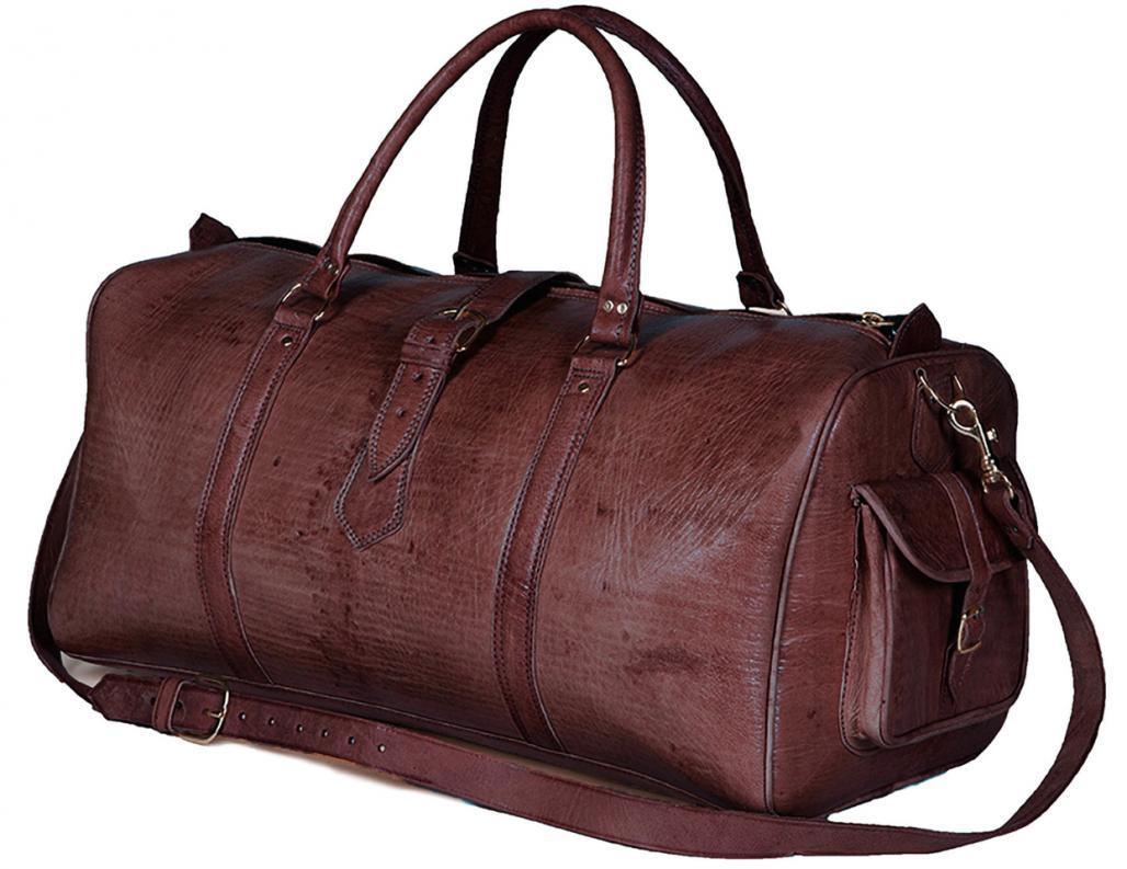 BERBER VINTAGE Skórzana torba podróżna Unisex 30"