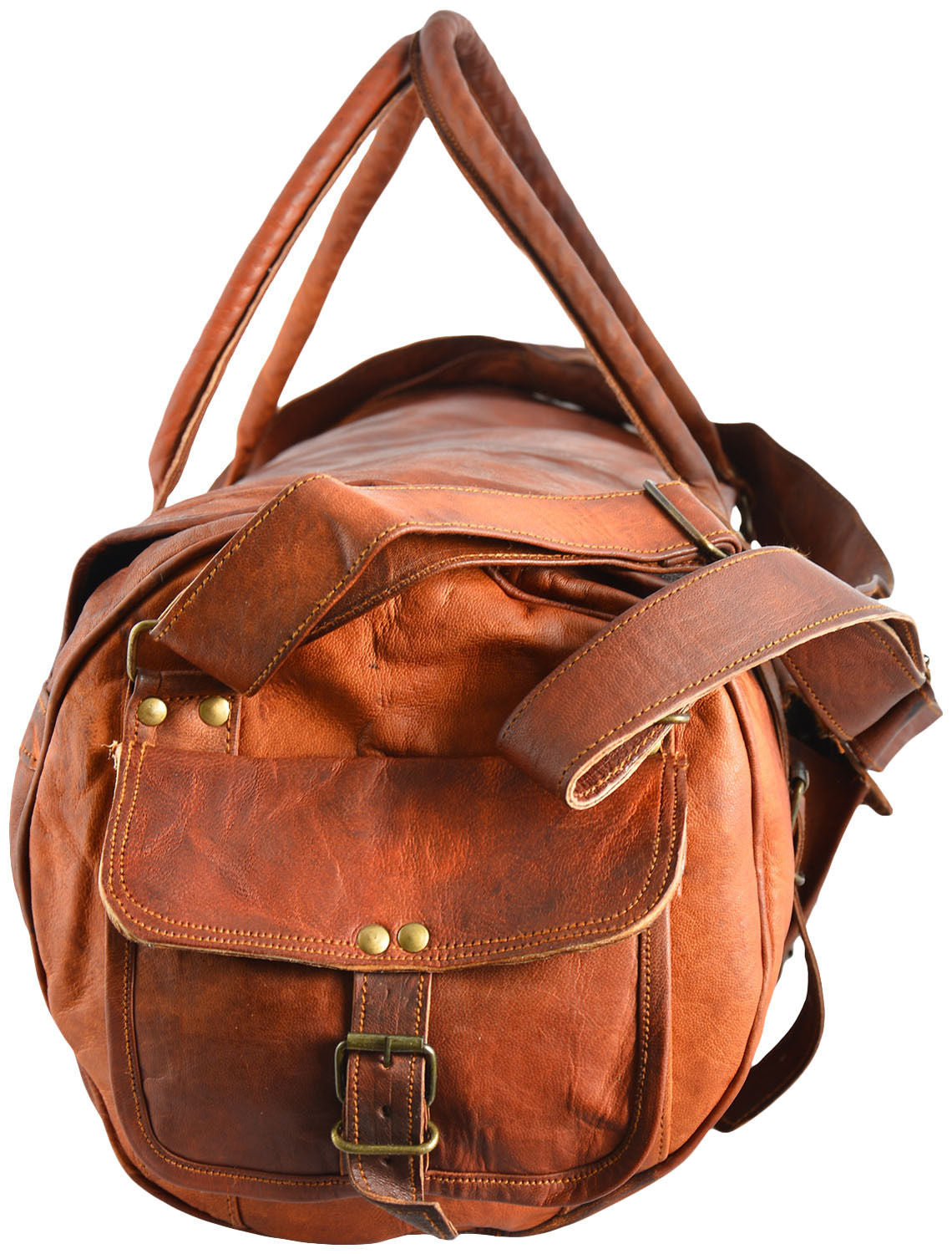 VINTAGE MAX ADVENTURE Resväska i läder med ryggsacksfunktion. Unisex 30"