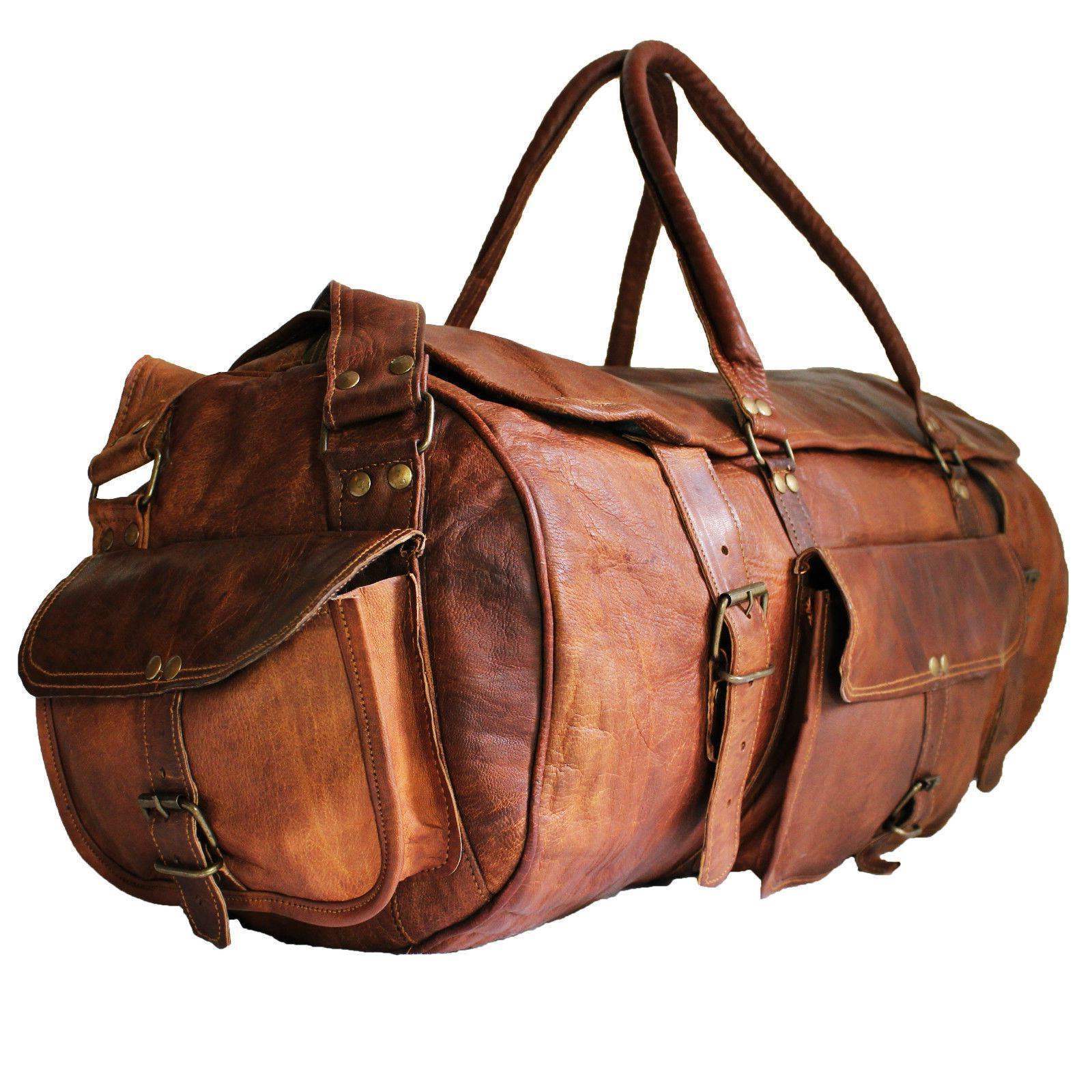 VINTAGE MAX ADVENTURE Resväska i läder med ryggsacksfunktion. Unisex 30"
