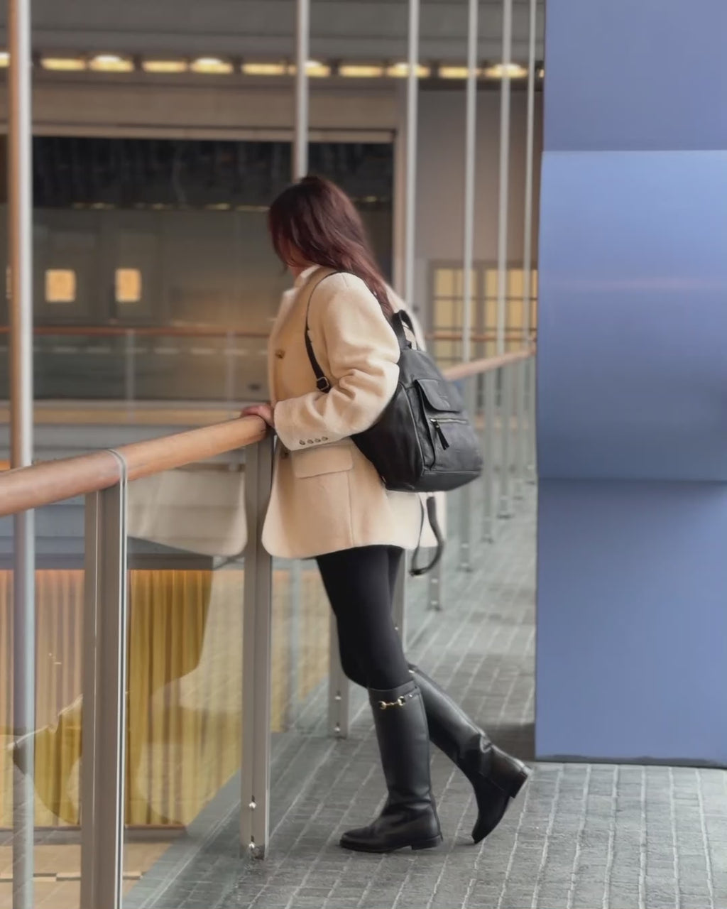 BOCCACCIO. Damski plecak miejski z włoskiej skóry naturalnej