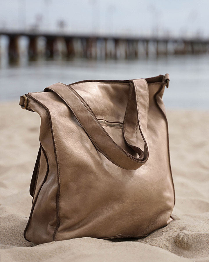 Carrara Tote. Italian Leather Women's Tote Shopper Bag A4 