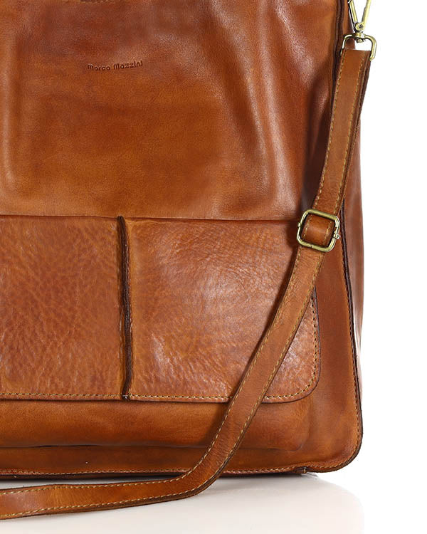 Carrara Tote. Italian Leather Women's Tote Shopper Bag A4 