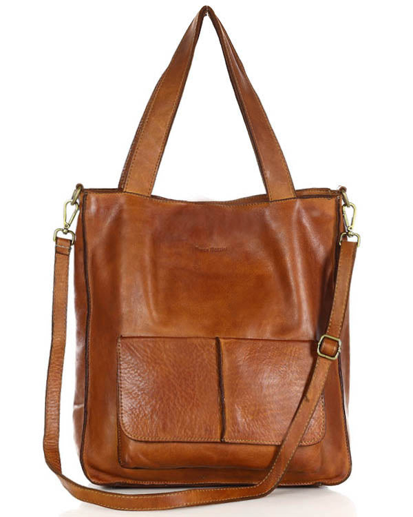 Carrara Tote. Italian Leather Women's Tote Shopper Bag A4 