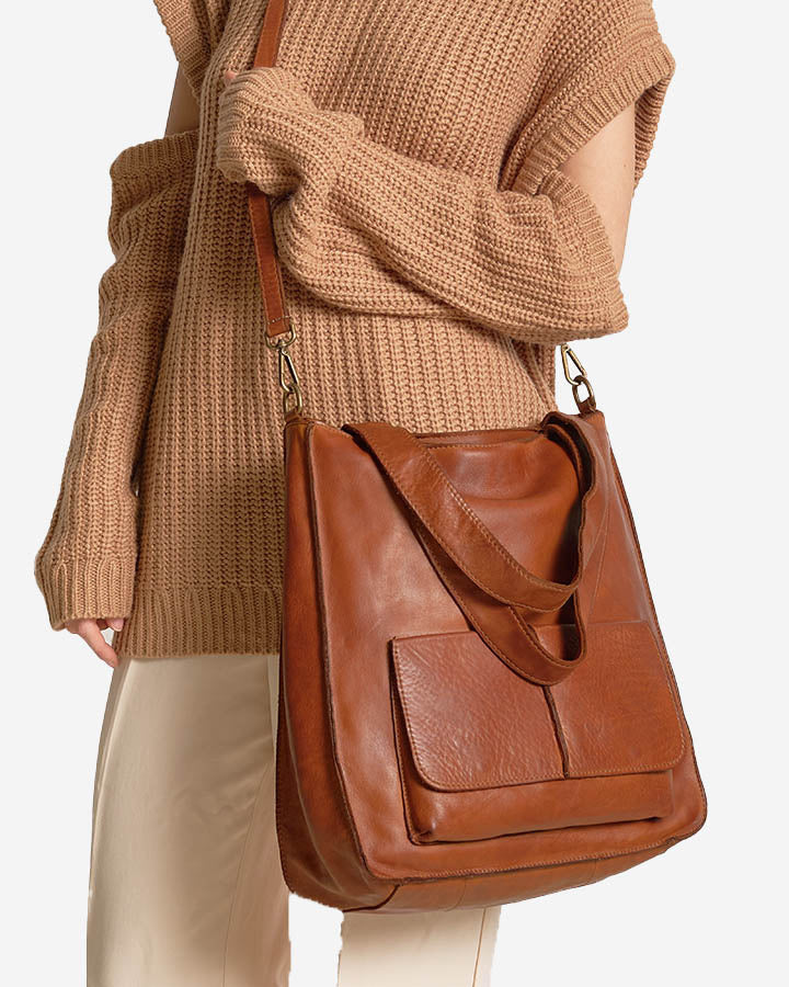 Carrara Tote. Italian Leather Women's Tote Shopper Bag A4 