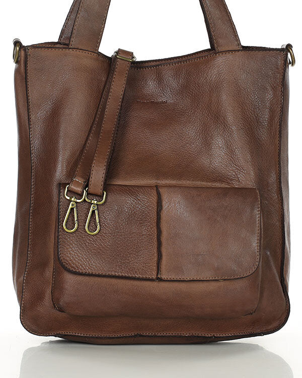 Carrara Tote. Italian Leather Women's Tote Shopper Bag A4 